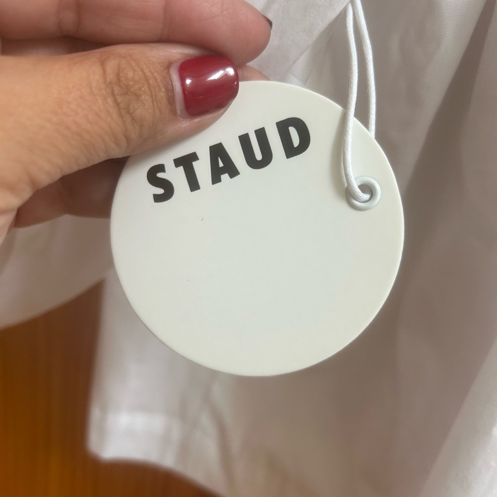 NWT STAUD WHITE blouse - Picture 7 of 8